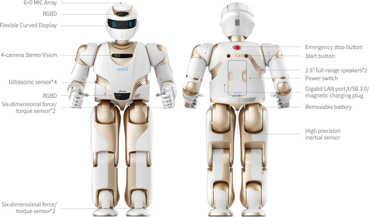 Walker X by UBTECH logo